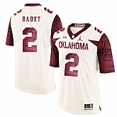 Oklahoma Sooners 2 Jeff Badet White 47 Game Winning Streak College Football Jersey Dzhi,baseball caps,new era cap wholesale,wholesale hats